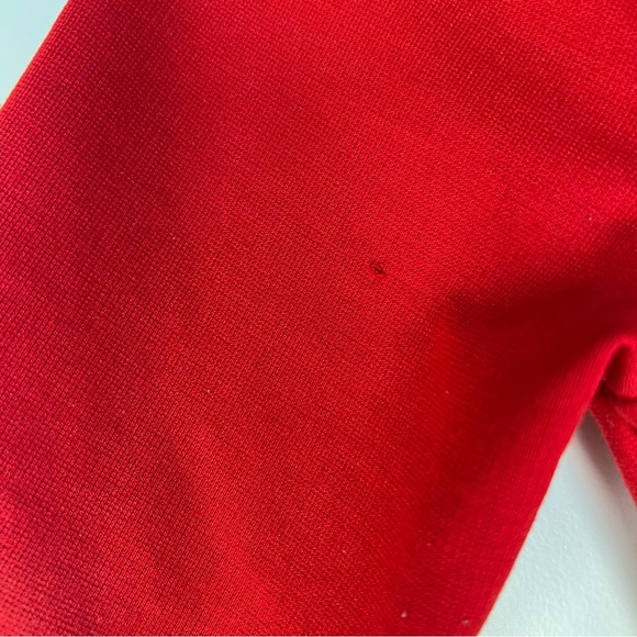 Red Zara mock neck midi dress with belt Size Small - Picture 8 of 8